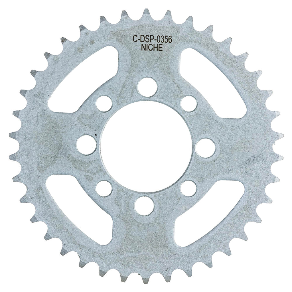 NICHE Drive Sprocket Chain Combo for Kawasaki KLX110 KLX110L Front 13 Rear 38 Tooth 420 O-Ring 90 Links