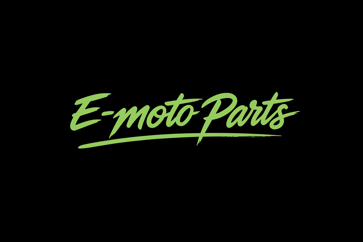 Logo E-moto Parts écriture maximale
